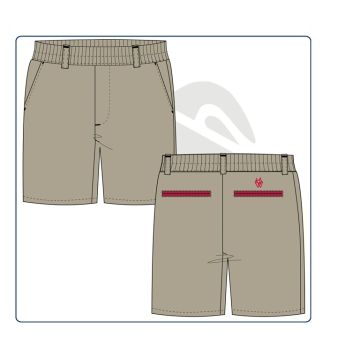 Pantalón corto con elástico